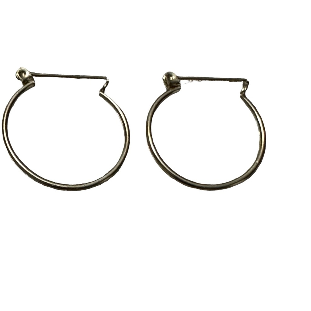 New 14Kt Yellow Hoops
